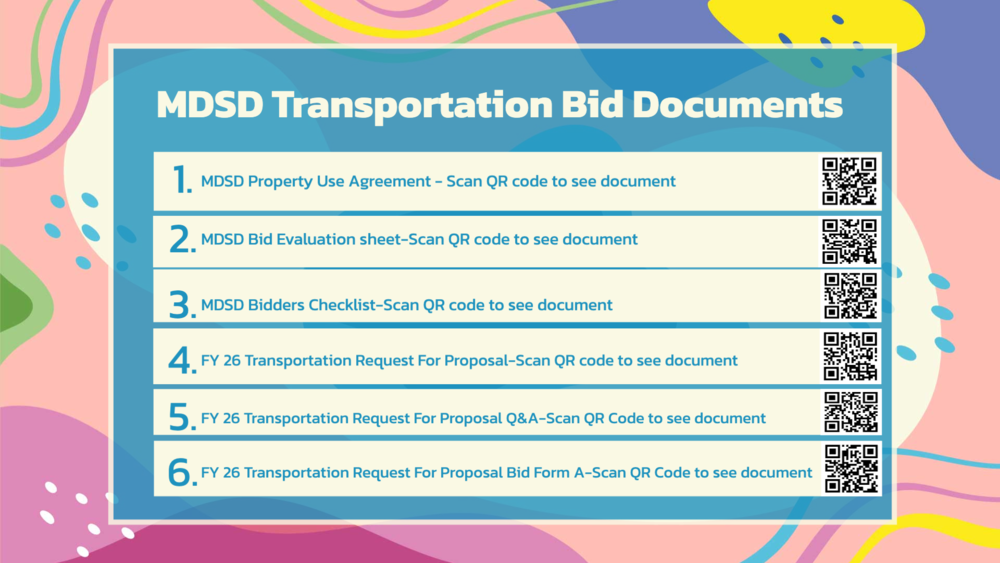 MDSD Transportation Bid Documents