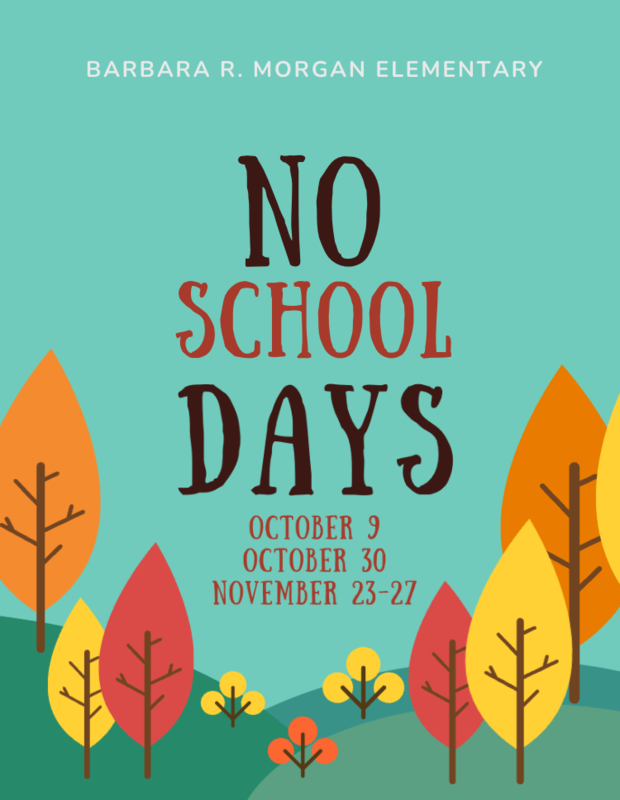 Fall No School Days