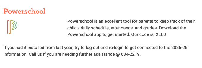 School Powerschool App Code
