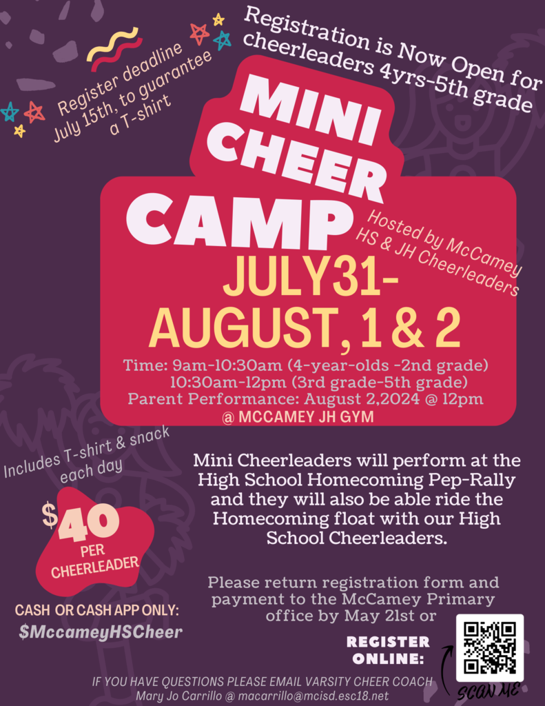 Mini Cheer Camp