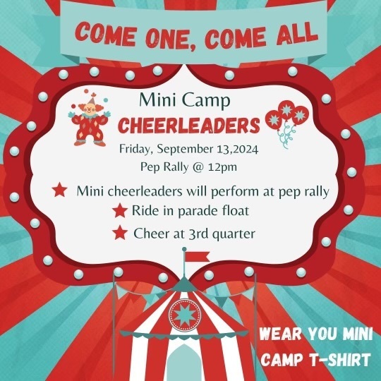 Mini Camp Cheerleaders