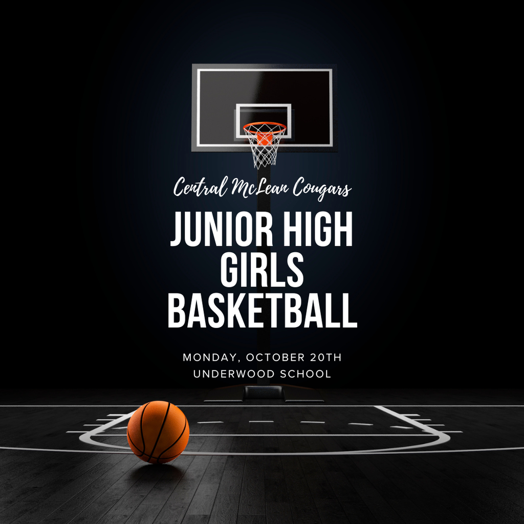 Junior high girls basketball practice starts Monday, October 20th at Underwood School