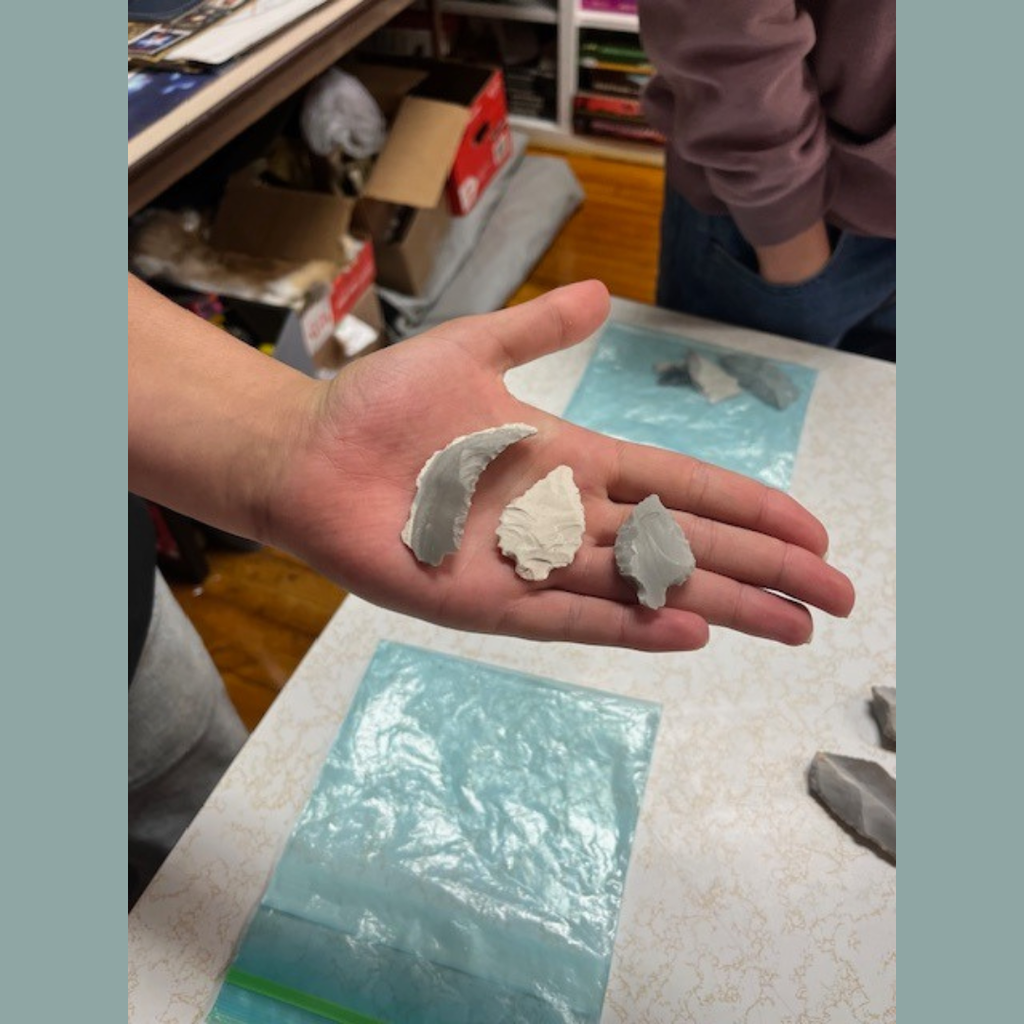 A set of arrowheads.