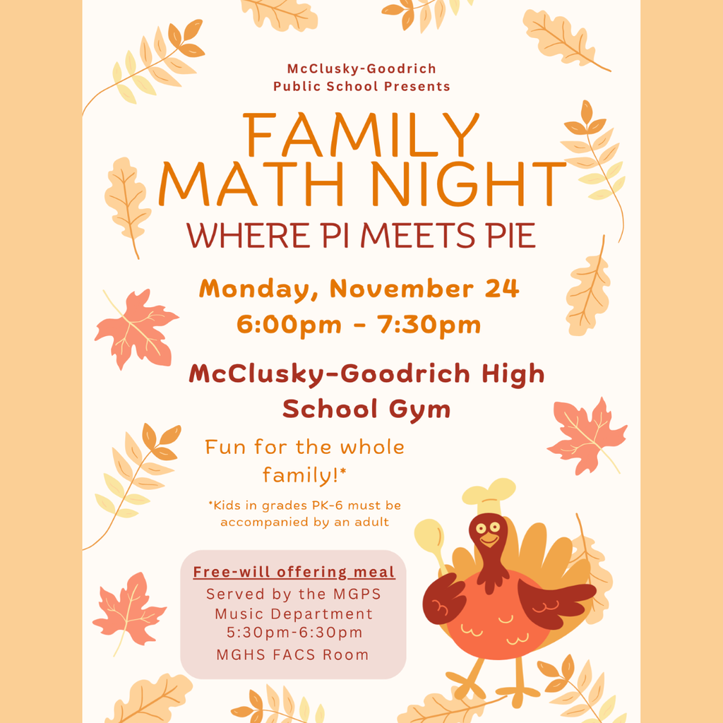 Math Night 2025 Flyer