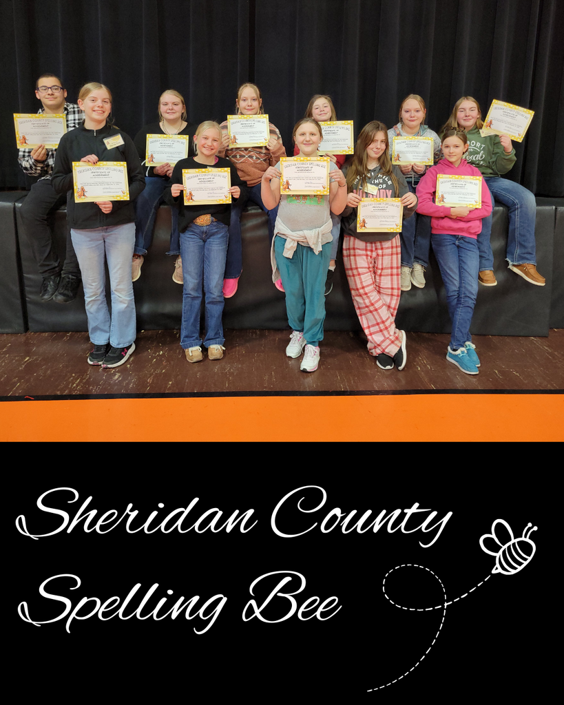 Eleven junior high students posing with certificates