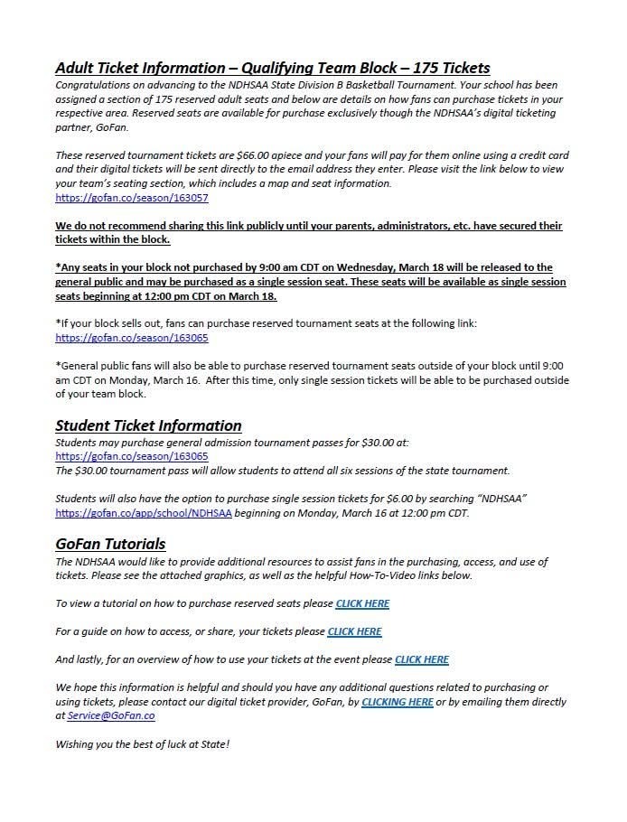 Flyer for state boys basketball. 