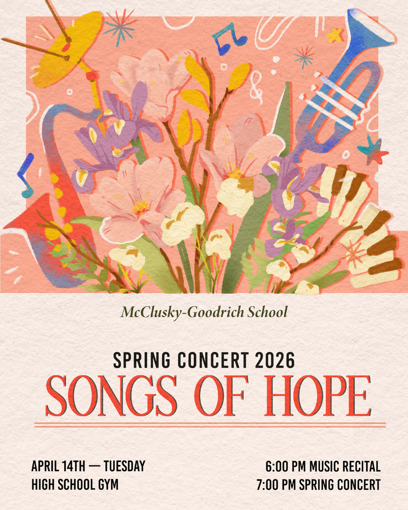 Spring concert 2026 flyer