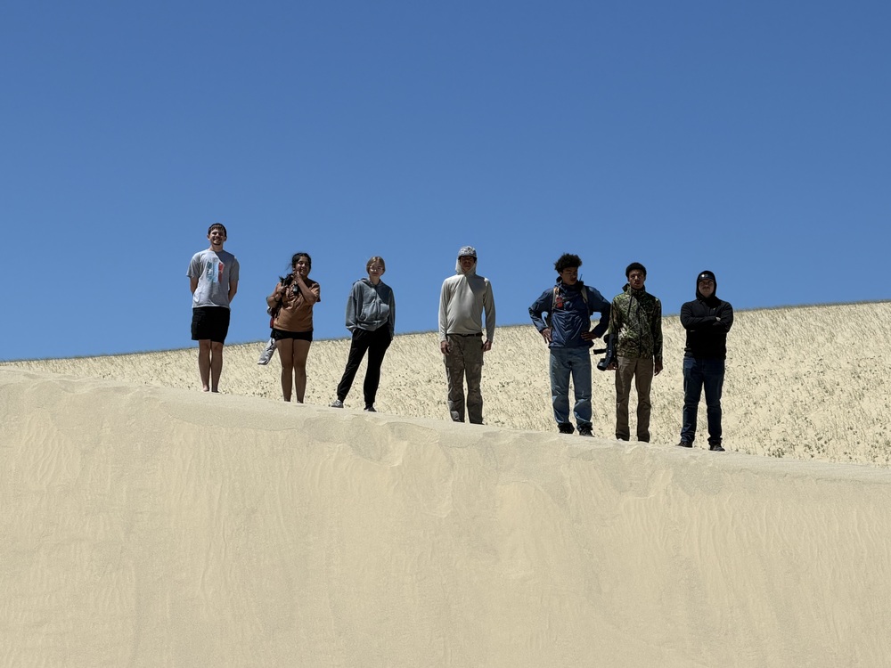 Seven MHS Students who took the Science and History trip to Yellowstone in June 2026.