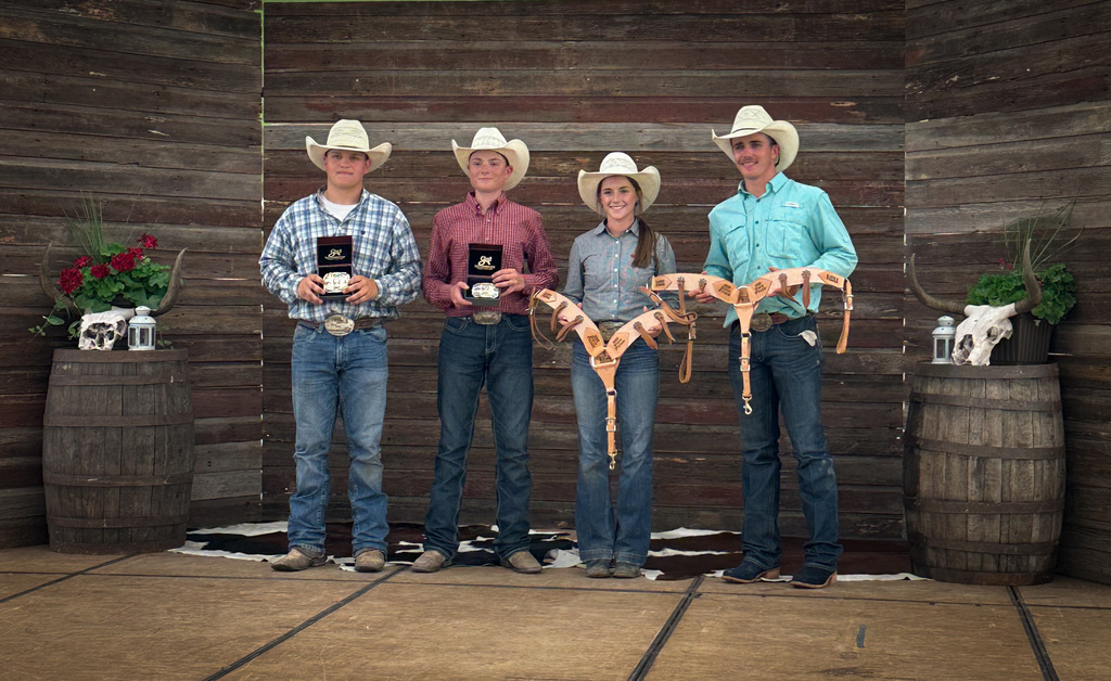 Parker Nokes pictured with the other 3 National Qualifiers in the Short Go competition. Parker won this event.