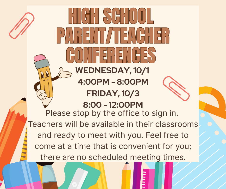 McCook Senior High Parent/Teacher Conference Information