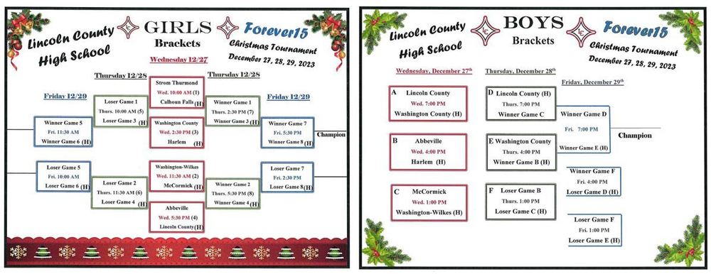 Boys and Girls Basketball Tournaments | McCormick High School