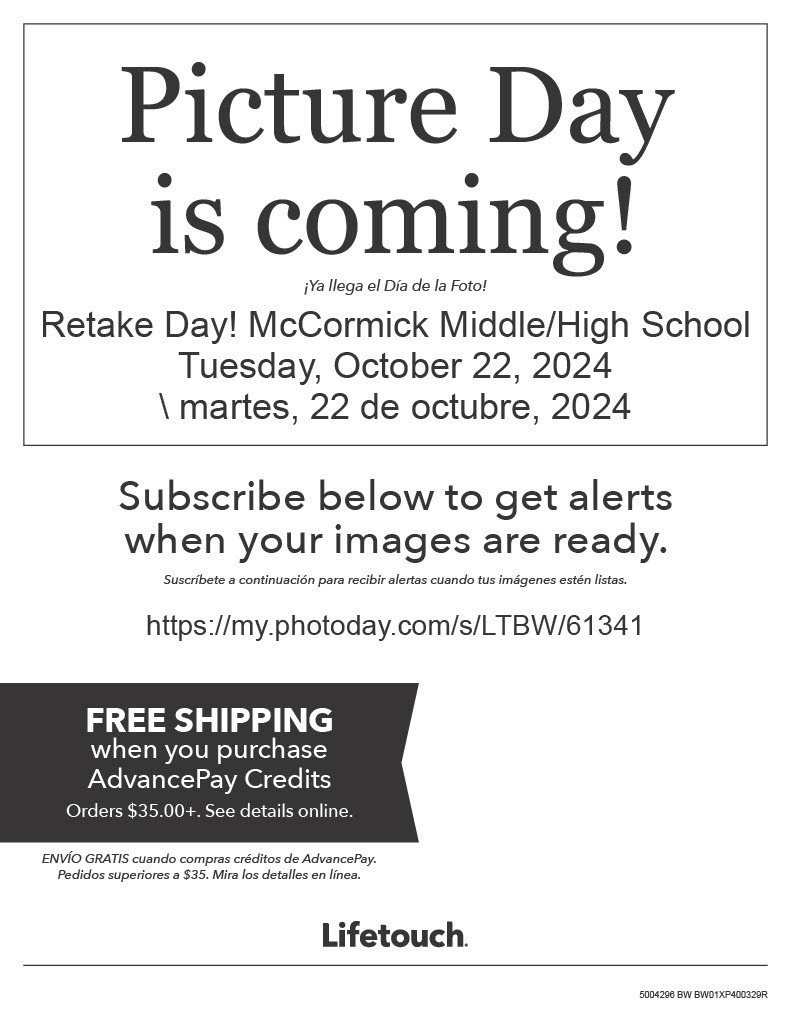 picture day flyer
