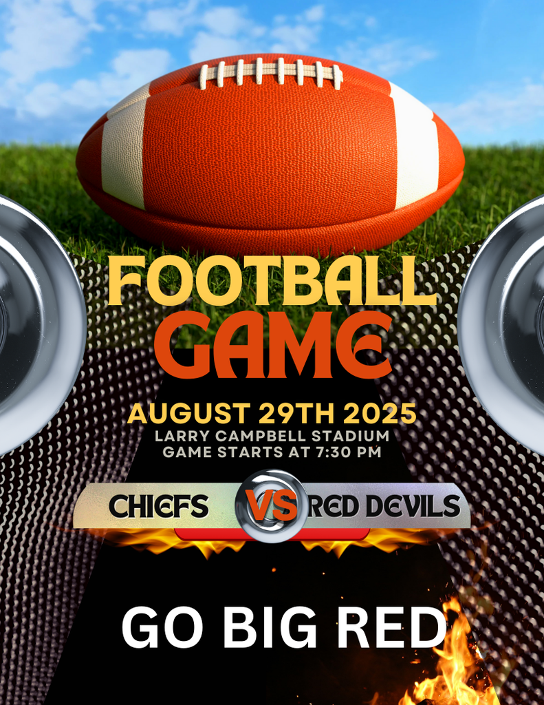 August 29 2025 Football Flyer