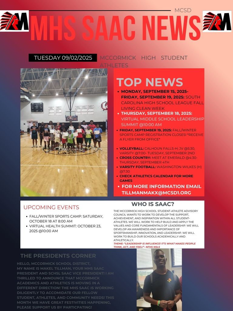MHS SAAC NEWS