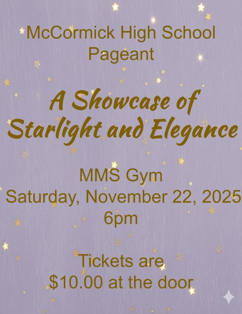 Pageant 2025 flyer