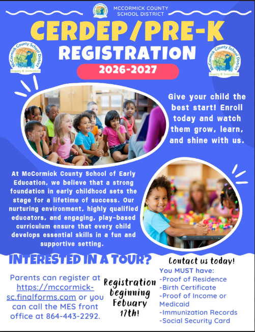 Early Registration Flyer