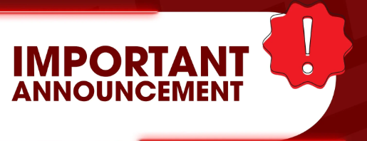 Important Announcement