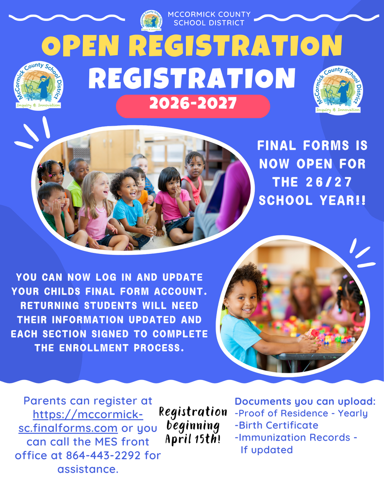 Open Registration