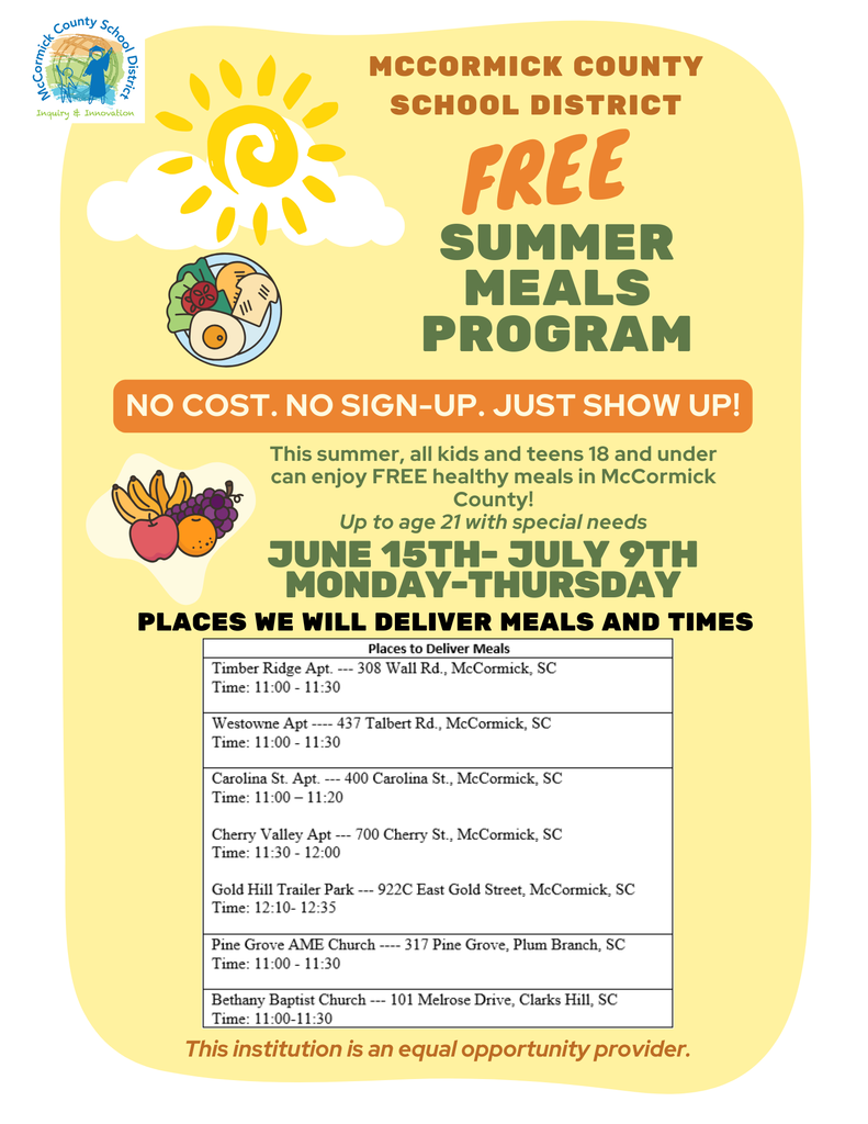 summer feeding program