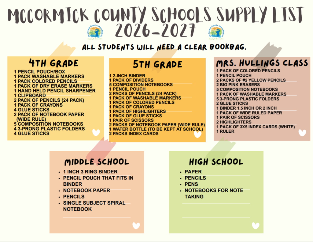 Supply List