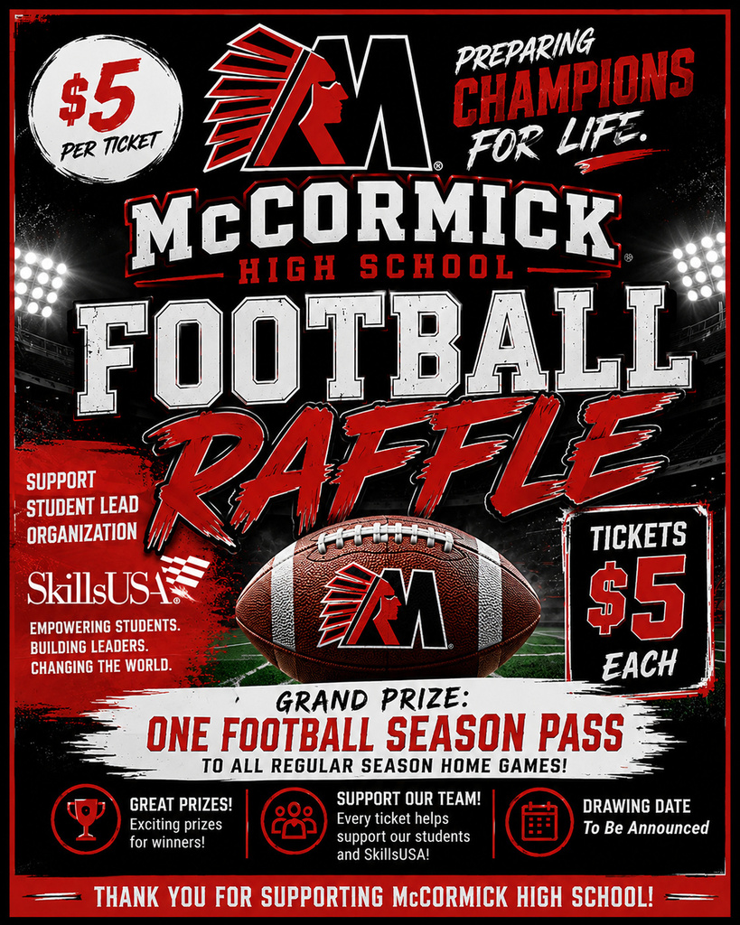 Raffle flyer