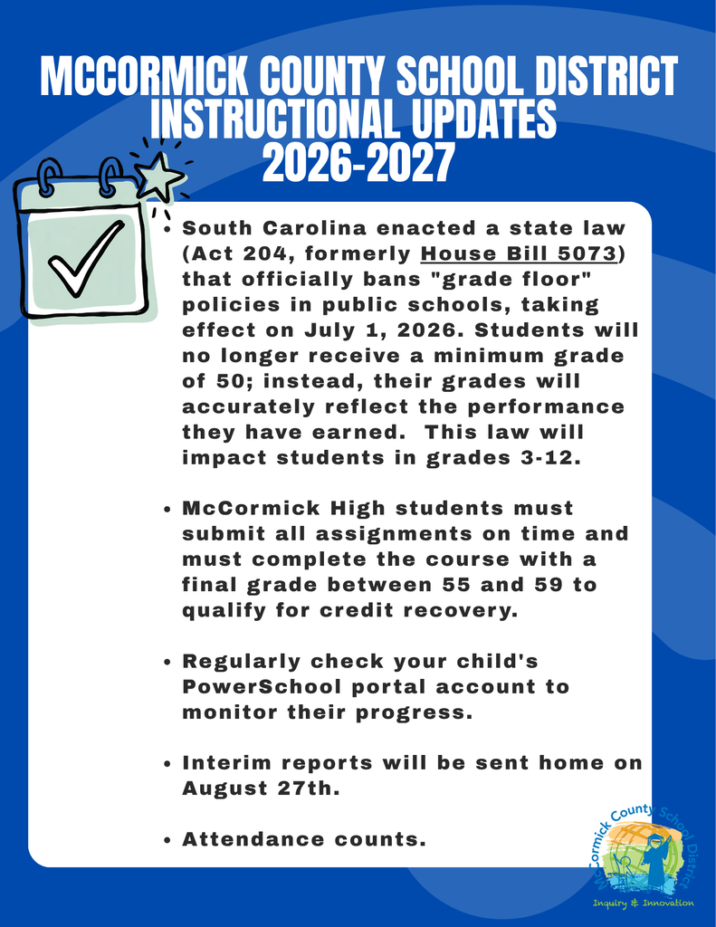 Instructional Updates
