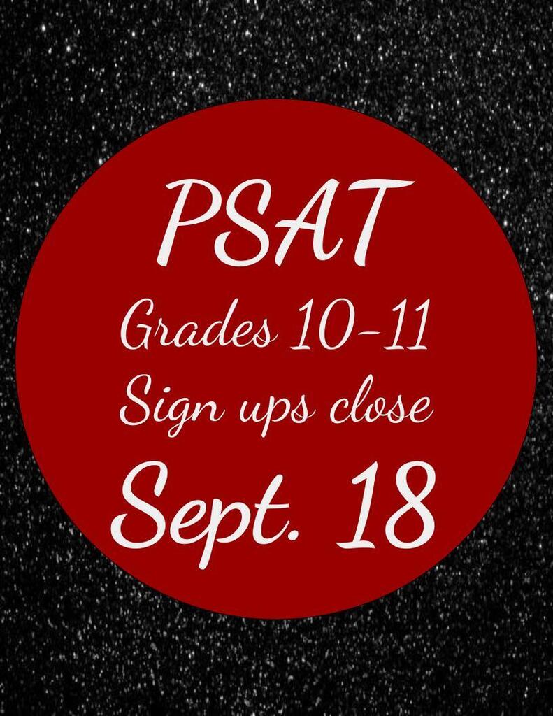 PSAT Sign Ups
