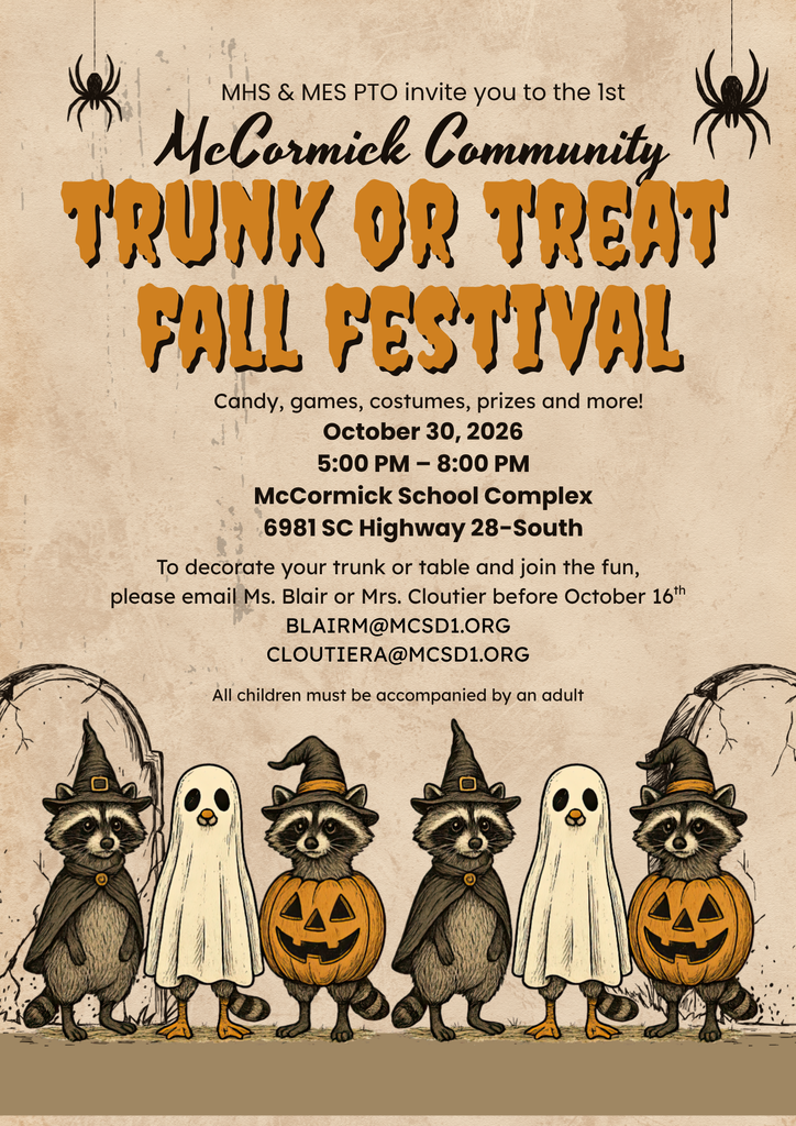 Trunk or Treat Fall Festival flyer