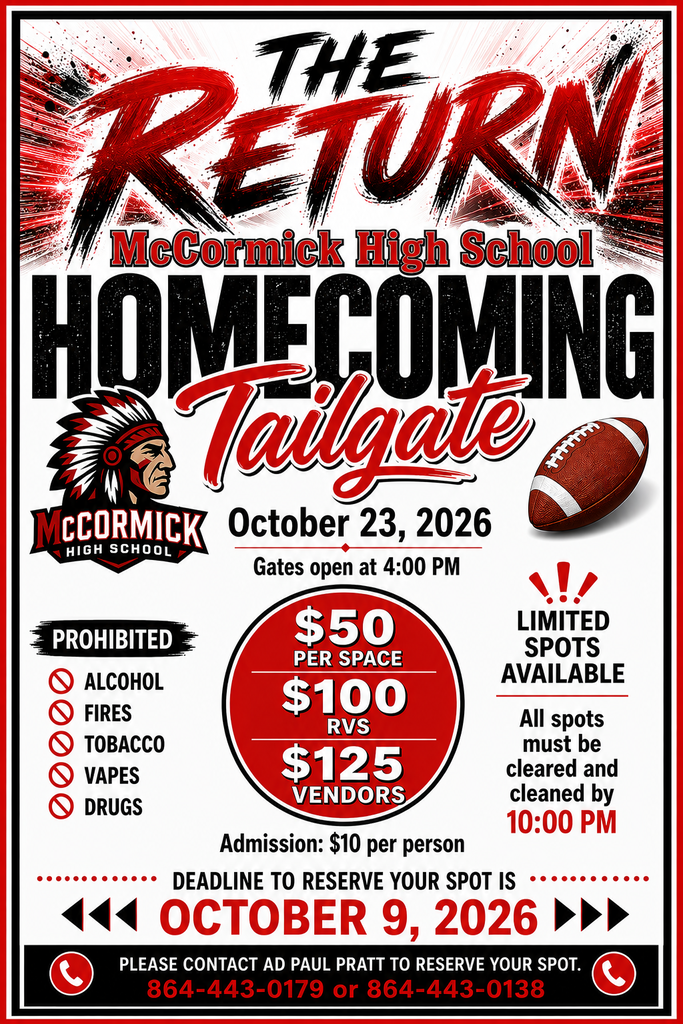 Homecoming Tailgate flyer