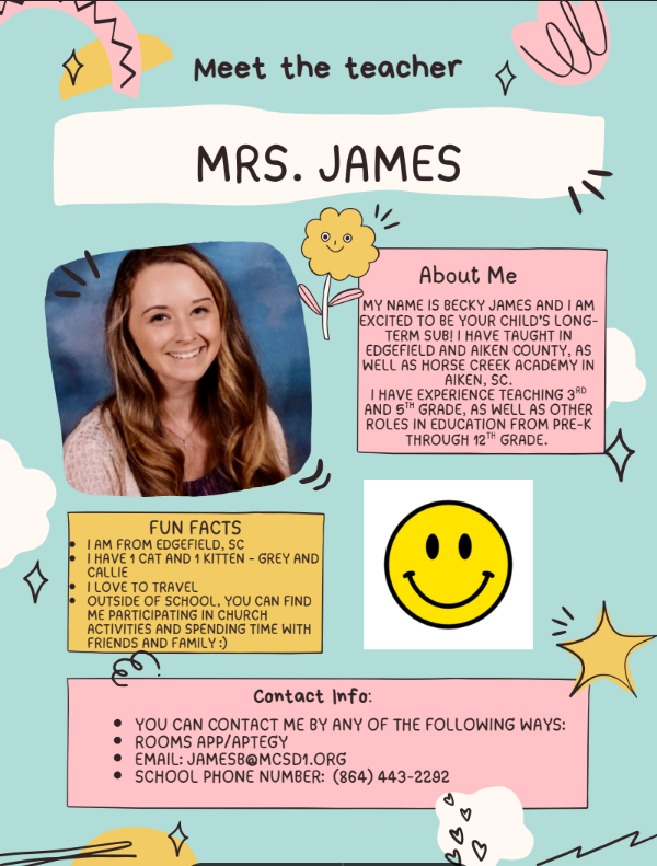 Important 5th Grade Information