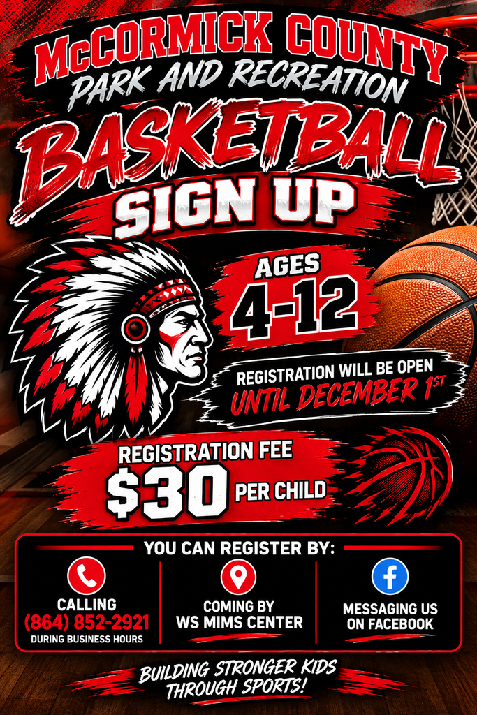 McCormick County Park and Rec Sign-Up