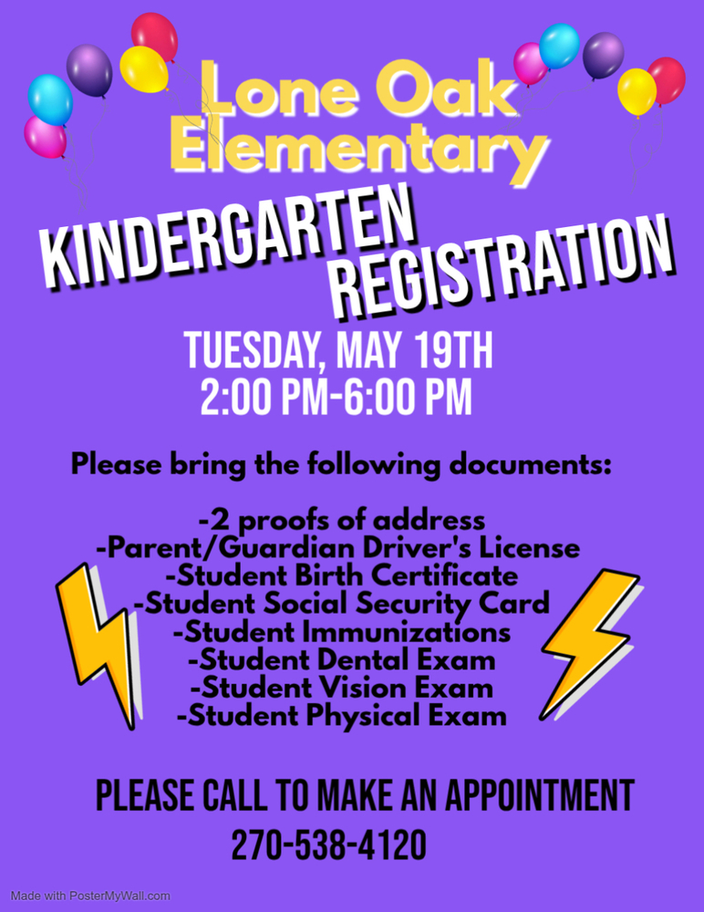 Kindergarten Registration