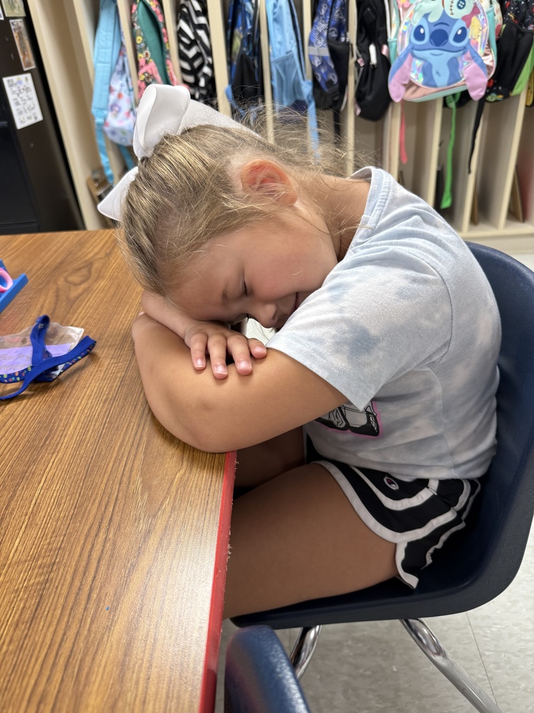 Tired student