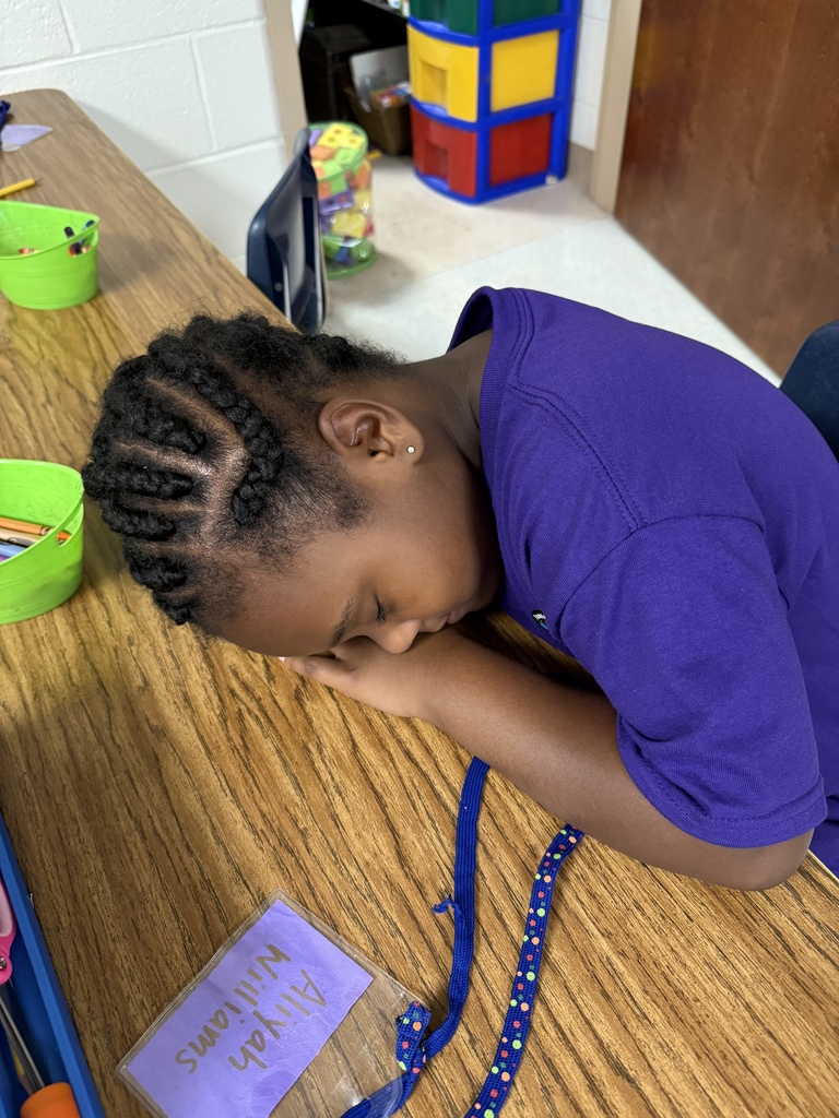 Tired student