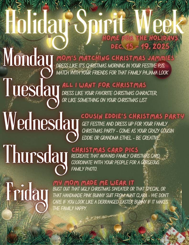 Holiday Spirit Week