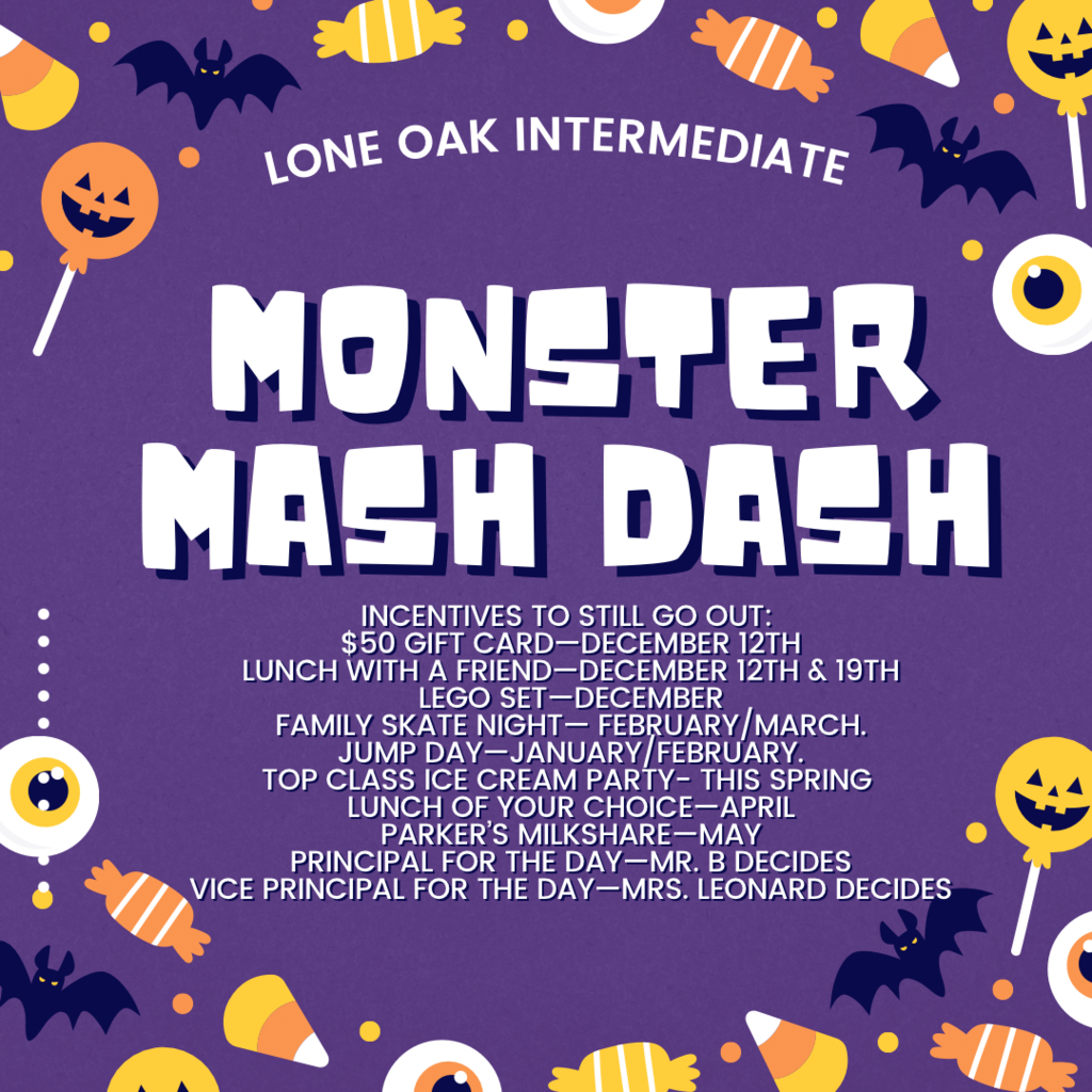 Monster Mash Dash Incentive Update