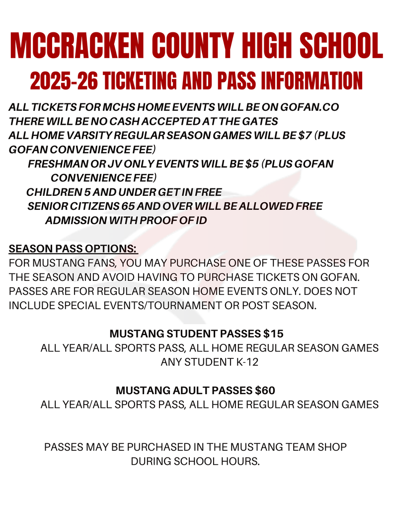 2026 Spring ticket:pass info