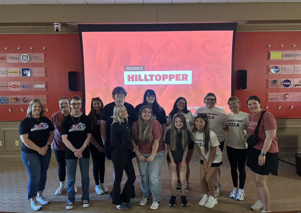 Students from Educators Rising, FCCLA, and JAG recently traveled to Western Kentucky University for the WKU Experience!