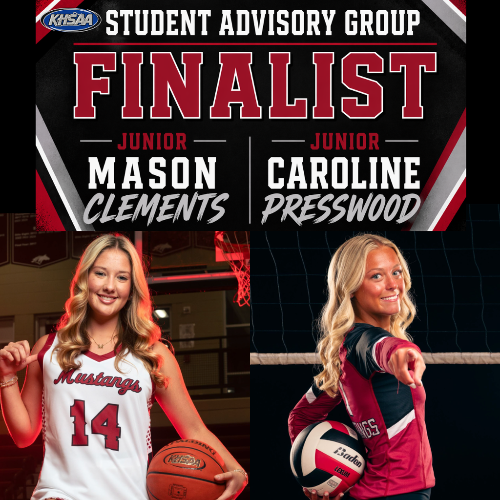 McCracken County High School is proud to recognize juniors Mason Clements and Caroline Presswood for being named finalists for the KHSAA Student Advisory Group for the 2026–27 school year.