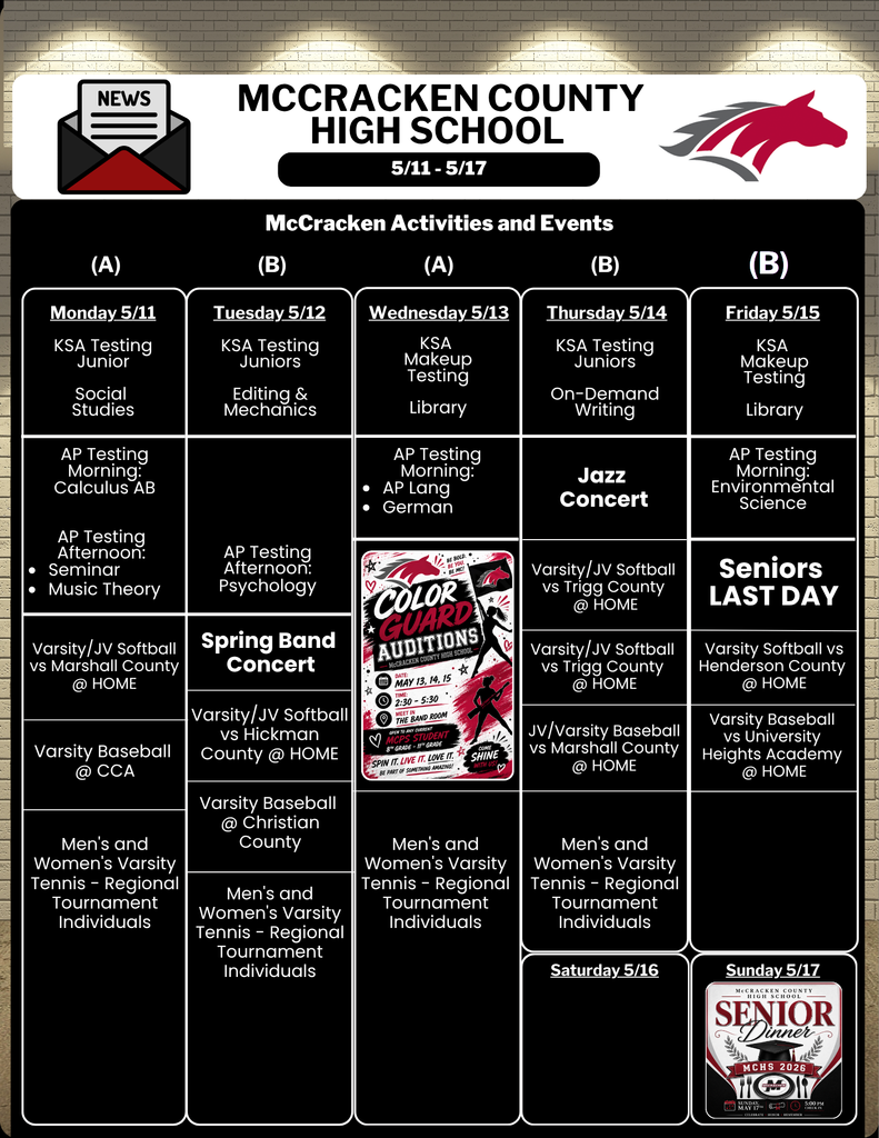 Mustang Weekly Update 5/11 - 5/17