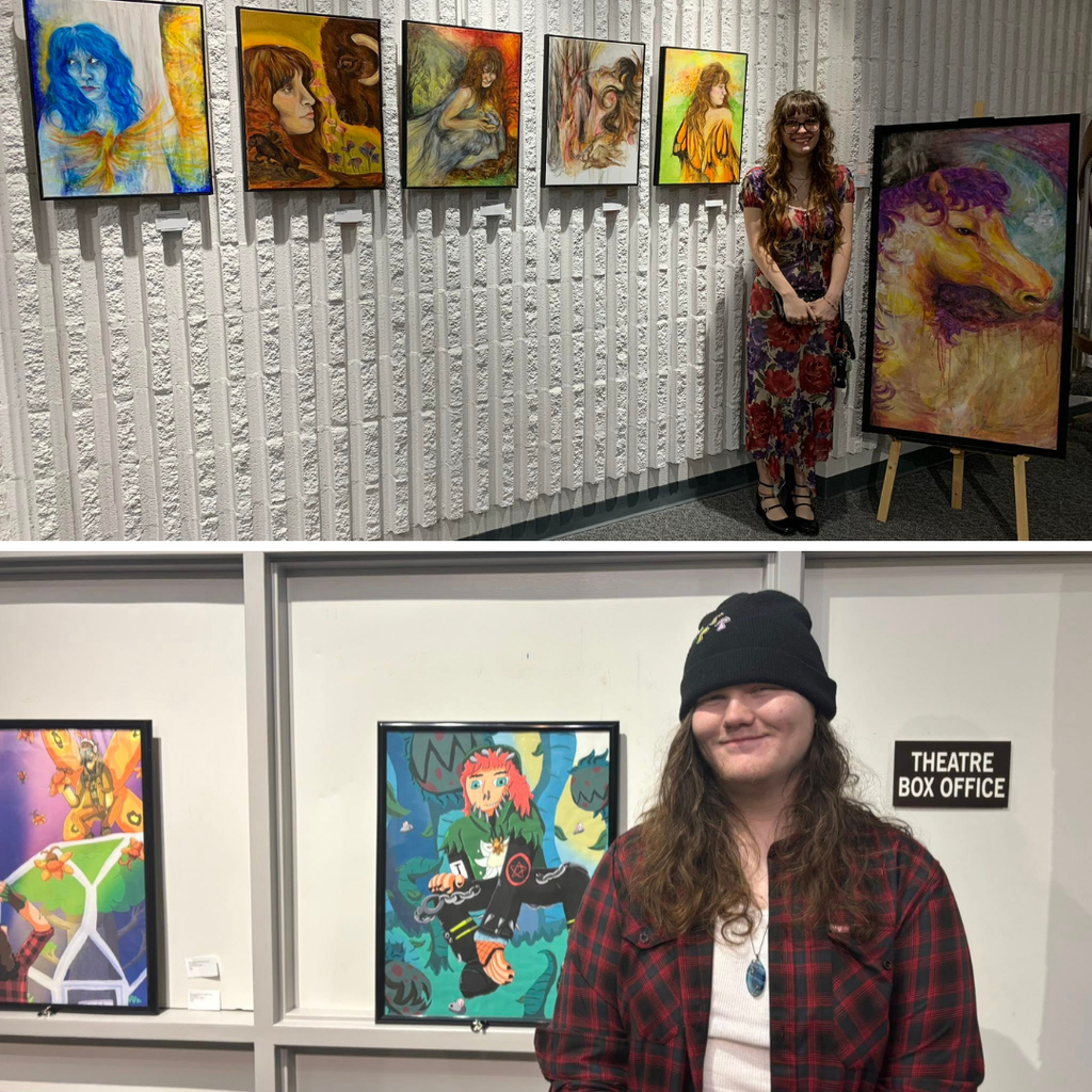 Congratulations to our Mustangs who participated in the AP Art Capstone Exhibition at the Clemens Fine Arts Center on the campus of WKCTC! We are so proud of the creativity, professionalism, and hard work these students showcased through their yearlong projects. On Friday, May 15, the AP Studio Cohort celebrated the closing of their exhibition with a reception. A special shoutout to Ms. Stamper for guiding and encouraging these talented students every step of the way.