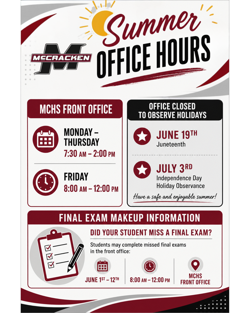 Summer Office Hours 