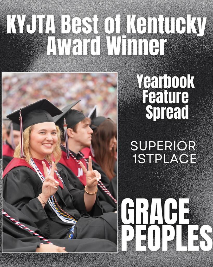 🏆📚 Congratulations to the McCracken Mane Tale Yearbook staff on their outstanding award-winning work! We are incredibly proud of these talented student journalists, photographers, designers, and editors who have dedicated countless hours to capturing the memories, stories, and spirit of McCracken County High School. Their hard work, creativity, and commitment to excellence have earned well-deserved recognition. A special congratulations to their teacher and advisor, Mrs. Stephanie Rathgeber,