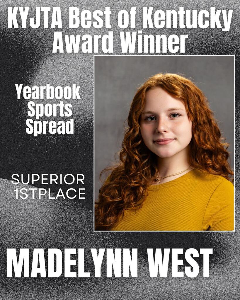 🏆📚 Congratulations to the McCracken Mane Tale Yearbook staff on their outstanding award-winning work! We are incredibly proud of these talented student journalists, photographers, designers, and editors who have dedicated countless hours to capturing the memories, stories, and spirit of McCracken County High School. Their hard work, creativity, and commitment to excellence have earned well-deserved recognition. A special congratulations to their teacher and advisor, Mrs. Stephanie Rathgeber,