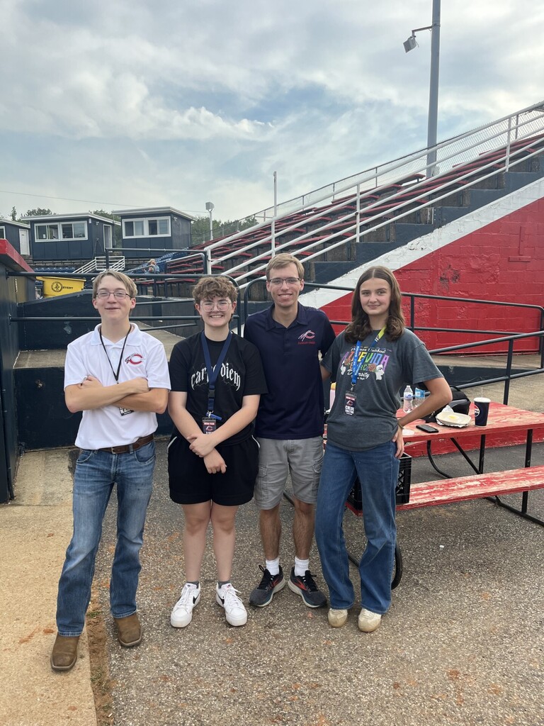 You’ll find McCracken County High School Media students—both current and former—all over the field at Paducah Chiefs games this summer!