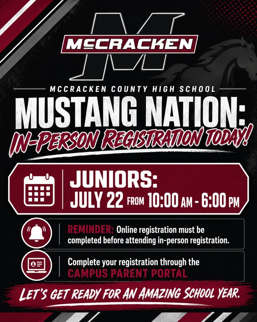 Registration Information for McCracken County High School