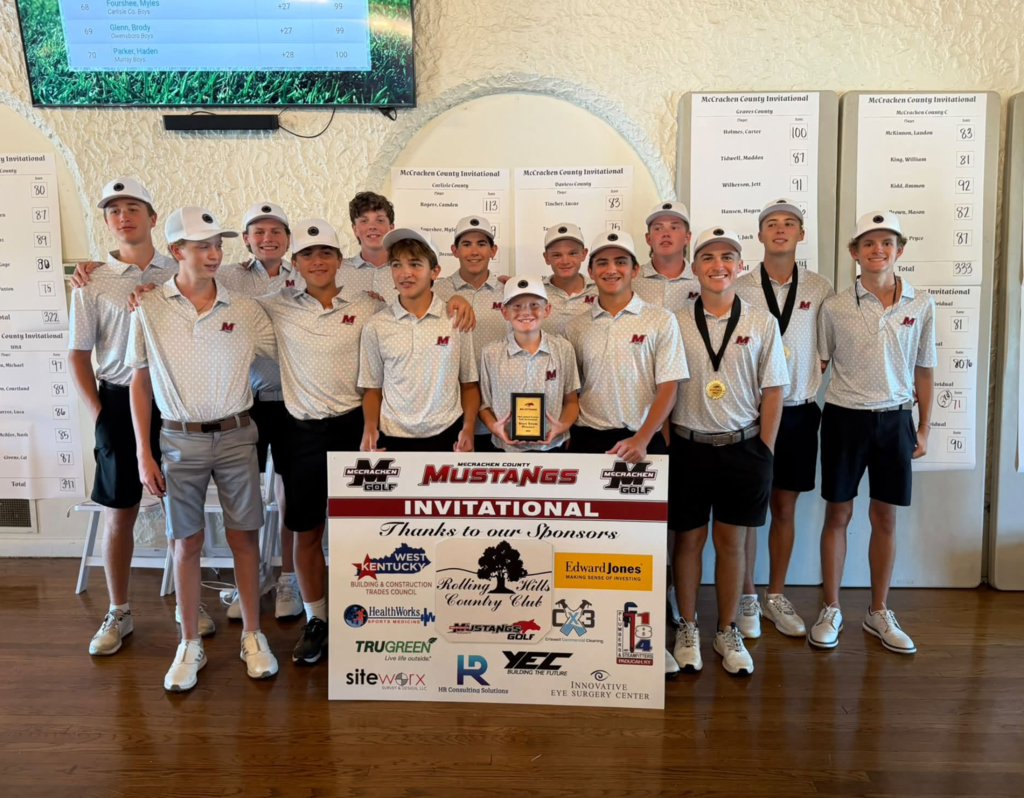 Today, July 27th, 2026, McCracken County hosted our first ever Boys Invitational! We had a great turnout of 70 players at Rolling Hills Country Club