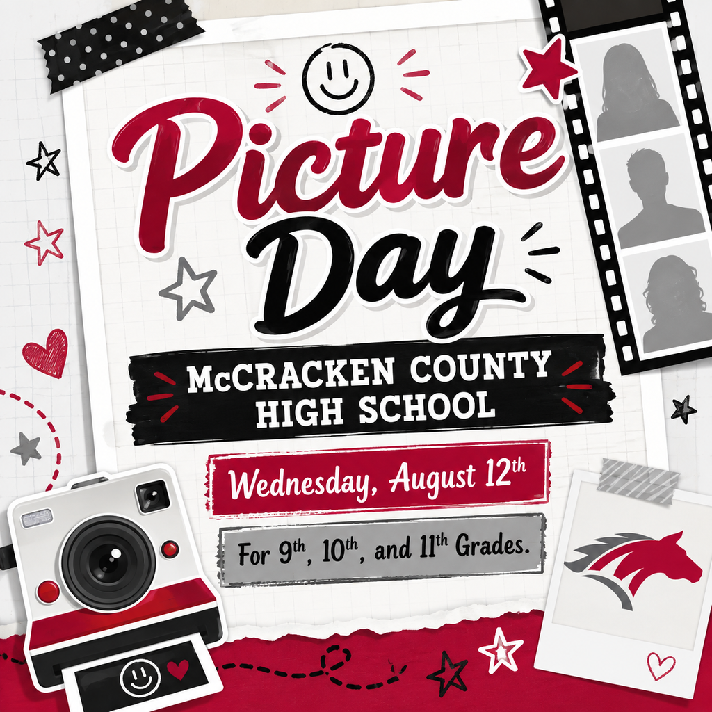 Picture Day is Wednesday, August 12th at MCHS.