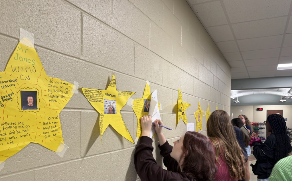 Students in Principles of Teaching recently completed a Hollywood Teacher Walk of Fame project!