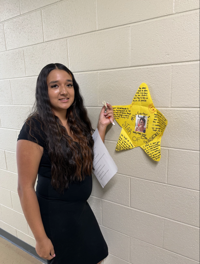 Students in Principles of Teaching recently completed a Hollywood Teacher Walk of Fame project!